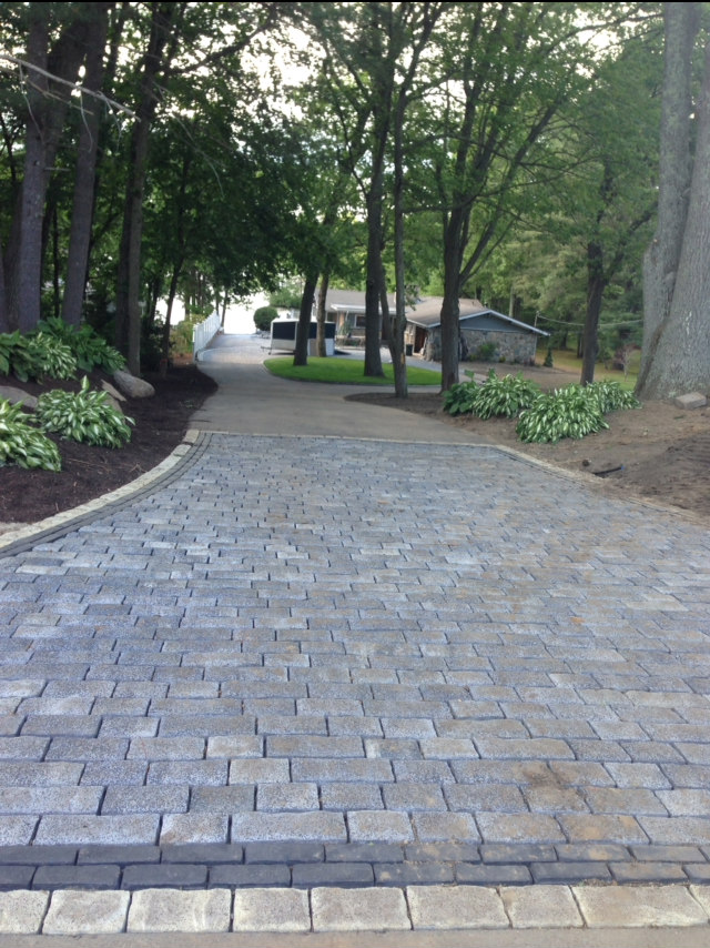 paver driveway - crop